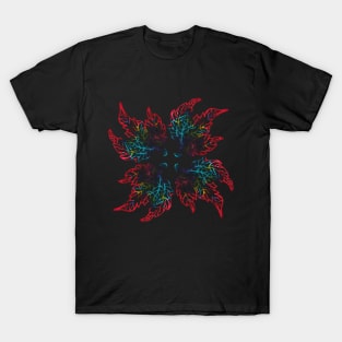 Multicolored leaf T-Shirt